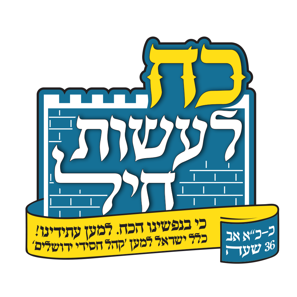  "כח לעשות חיל" עבור מוסדות קהל חסידי ירושלים